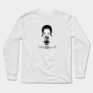 wednesday addams Long Sleeve T-Shirt